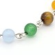 Bracelets de pierres précieuses perles à la mode BJEW-F140-01-2
