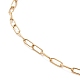 304 Stainless Steel Paperclip Chains Bracelet for Women BJEW-JB08325-4