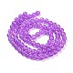 Spray Painted Crackle Glass Beads Strands CCG-Q001-10mm-12-2