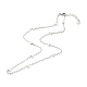 304 Edelstahl Kabelkette Halsketten NJEW-JN03629-02-2