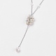Conjuntos de joyas de perlas y piedra lunar blanca natural SJEW-JS00971-01-3