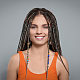 ナザールボンジュウスタイル タッセル ヘア リング ジュエリー ドレッドヘア アクセサリー 女性用  編組髪のペンダントの装飾クリップ  アンティーク黄金  76~147mm  9個/セット PALLOY-PH01531-6
