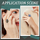 SUNNYCLUE DIY Gemstone Finger Ring Making Kit DIY-SC0022-34-5