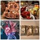 Benecreat 30шт 6 цвета мешковины мешковины с шнурком джутовые подарочные пакеты мешок ювелирных изделий для свадебной вечеринки рождество и diy craft-14x10 см (5.5x 3.9 дюйма) ABAG-BC0001-10-8