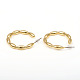 Brass Stud Earrings EJEW-G282-02G-2