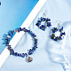 Brins de perles de copeaux de lapis-lazuli naturel 2 brin olycraft G-OC0002-30-5