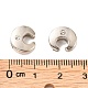 Perles coulissantes de lettre pour la fabrication de bracelet de montre ALRI-O012-C-NR-3