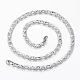 304 Stainless Steel Chain Necklaces NJEW-K093-21P-1