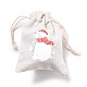 Рождественские мешочки для хранения хлопчатобумажной ткани ABAG-M004-02E-3