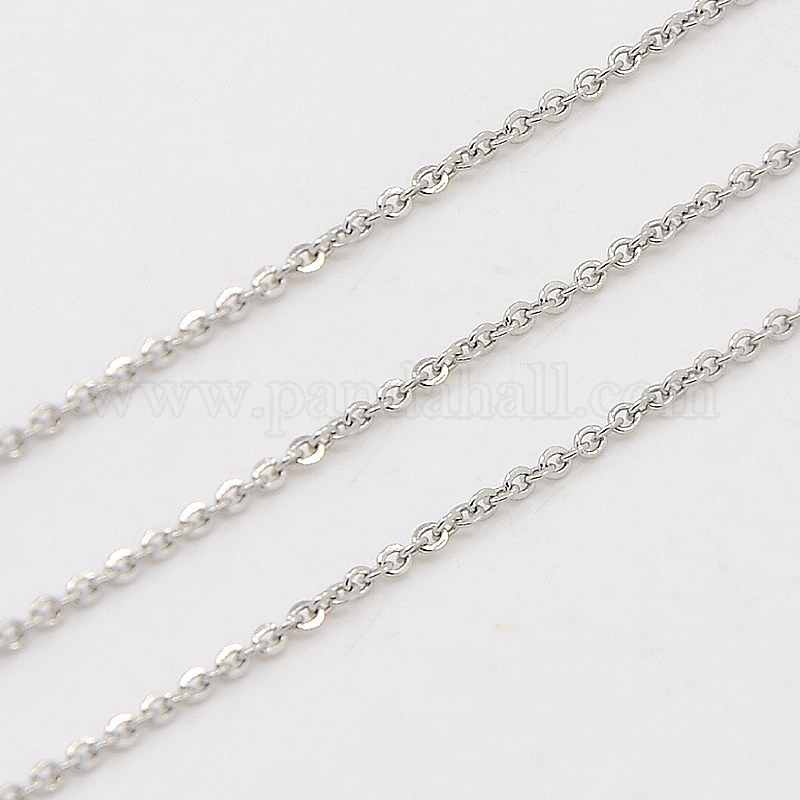 Wholesale Tarnish Resistant 304 Stainless Steel Cable Chains
