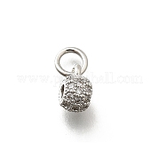 Латунные микро проложить кубического циркония подвески KK-P295-40P