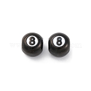 8 шарик из нержавеющей стали 304 с эмалированными бусинами STAS-B085-20G