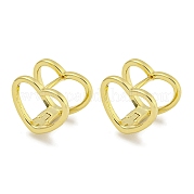 Boucles d'oreilles en laiton EJEW-L211-011K-G