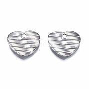 304 Stainless Steel Charms STAS-S080-055P-NR
