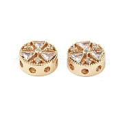 Латунные микропаве из прозрачного кубического циркония KK-Z059-04G