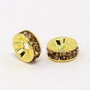 Латунь марки А горный хрусталь Spacer бисер RSB035NF-05G