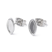 304 Stainless Steel Stud Earring Finding EJEW-I285-02P