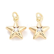Подвеска из латуни с фианитами KK-P271-38B-01G