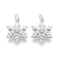 Латунные микро проложить кубического циркония подвески&nbsp;KK-F774-10P-NR