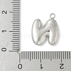 Подвески с инициалами из нержавеющей стали 304&nbsp;STAS-S186-12N-P