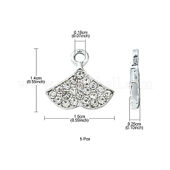 Подвески из сплава и страза ALRI-YW0001-05