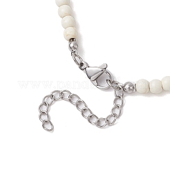 Ожерелья с подвесками в виде морских черепах и морских звезд из синтетической бирюзы&nbsp;NJEW-JN05210-02