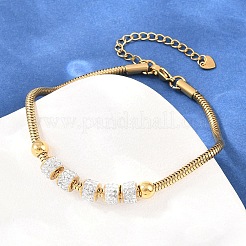 Braccialetti con perline di strass in argilla polimerica&nbsp;SA-D001-06G