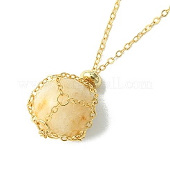 Мешочек для макраме из нержавеющей стали 304 NJEW-TA00086-02