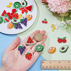 Нашивка с вышитым рисунком из смешанных фруктов&nbsp;PATC-WH0009-67