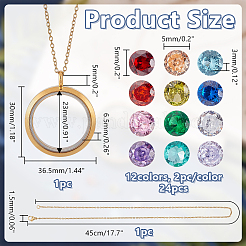Kits de bijoux avec pendentifs et médaillons à faire soi-même&nbsp;DIY-PH0029-92G-01