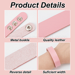 30шт 30-цветный браслет из плетеного шнура из искусственной кожи BJEW-AN0001-85