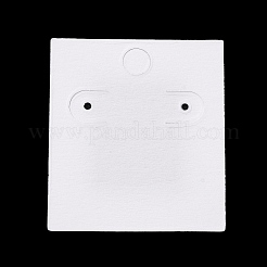 100 шт. бумажные карточки для демонстрации бижутерии с клипсами CDIS-NH0001-01A