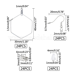 Комплекты для изготовления сережек DIY-UN0001-99