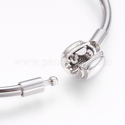 Изготовление браслетов в европейском стиле из нержавеющей стали марки 304 BJEW-I267-003B