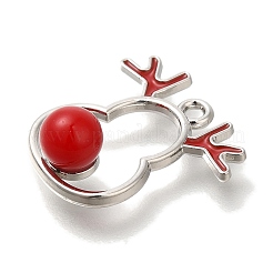 Новогодняя тема сплава эмали подвески&nbsp;LS-ENAM-B025-01C-01P