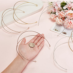 6 шт. 3 цвета железная резинка для волос фурнитура&nbsp;IFIN-GO0001-02