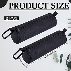 2 trousse rectangulaire en tissu avec fermeture éclair&nbsp;AJEW-ME0003-31