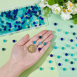 5 цвет прозрачных стеклянных бусин наборы&nbsp;FGLA-PH0001-11B-01