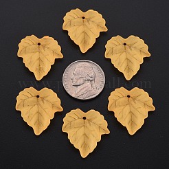 Осенняя тема прозрачные матовые акриловые подвески PAF002Y-9