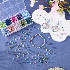 1000 Stück 10 Farben Backfarbe Glasperlen&nbsp;DGLA-PA0001-09A