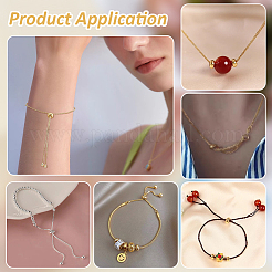 4 шт. 925 бусины-разделители из стерлингового серебра&nbsp;STER-BC0003-50G