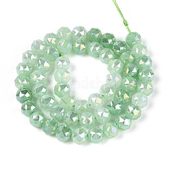 Антикоррозийные гальванические стеклянные бусины&nbsp;LS-GLAA-N064-8mm-09