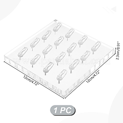 Подставка-органайзер для колец из акрила с 16 слотом ODIS-WH0009-32