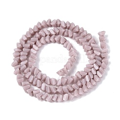 Abalorios opacas de vidrio hebras&nbsp;GLAA-N019-3mm-11