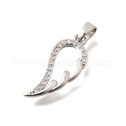 Pendentifs en laiton zircon cubique clair&nbsp;KK-B187-08P