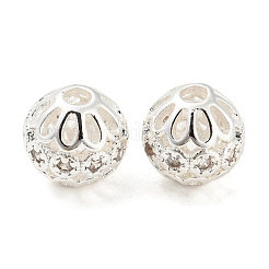 Perline zirconi micro pave  in ottone&nbsp;KK-H452-26S