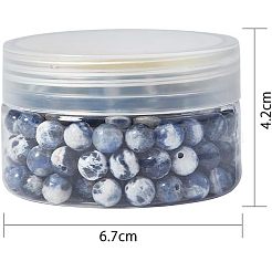 Бусины из природных содалитом G-OC0001-24