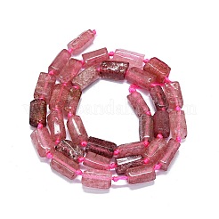 Природного кварца клубники нитей бисера G-O170-122