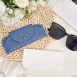 1 шт. прямоугольный футляр для очков из искусственной кожи&nbsp;AJEW-CN0005-53C