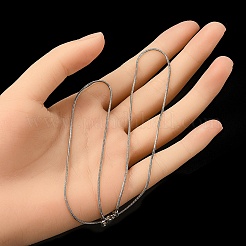 Ожерелье из латунной круглой змеиной цепи для мужчин и женщин MAK-YW0001-11